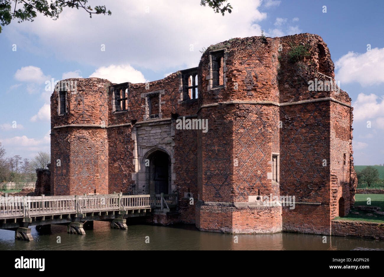 Kirby Muxloe Castle, Leicestershire, England, UK Stock Photo Alamy
