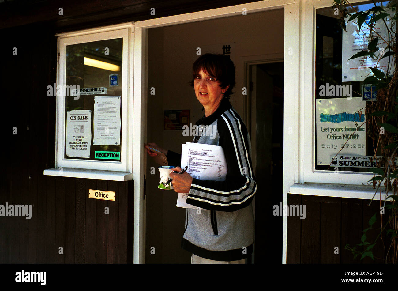 Summerhill School, Leiston, Suffolk,UK. Photographed with permission for the Times Education Supplement in 2003. Zoe Redhead Stock Photo