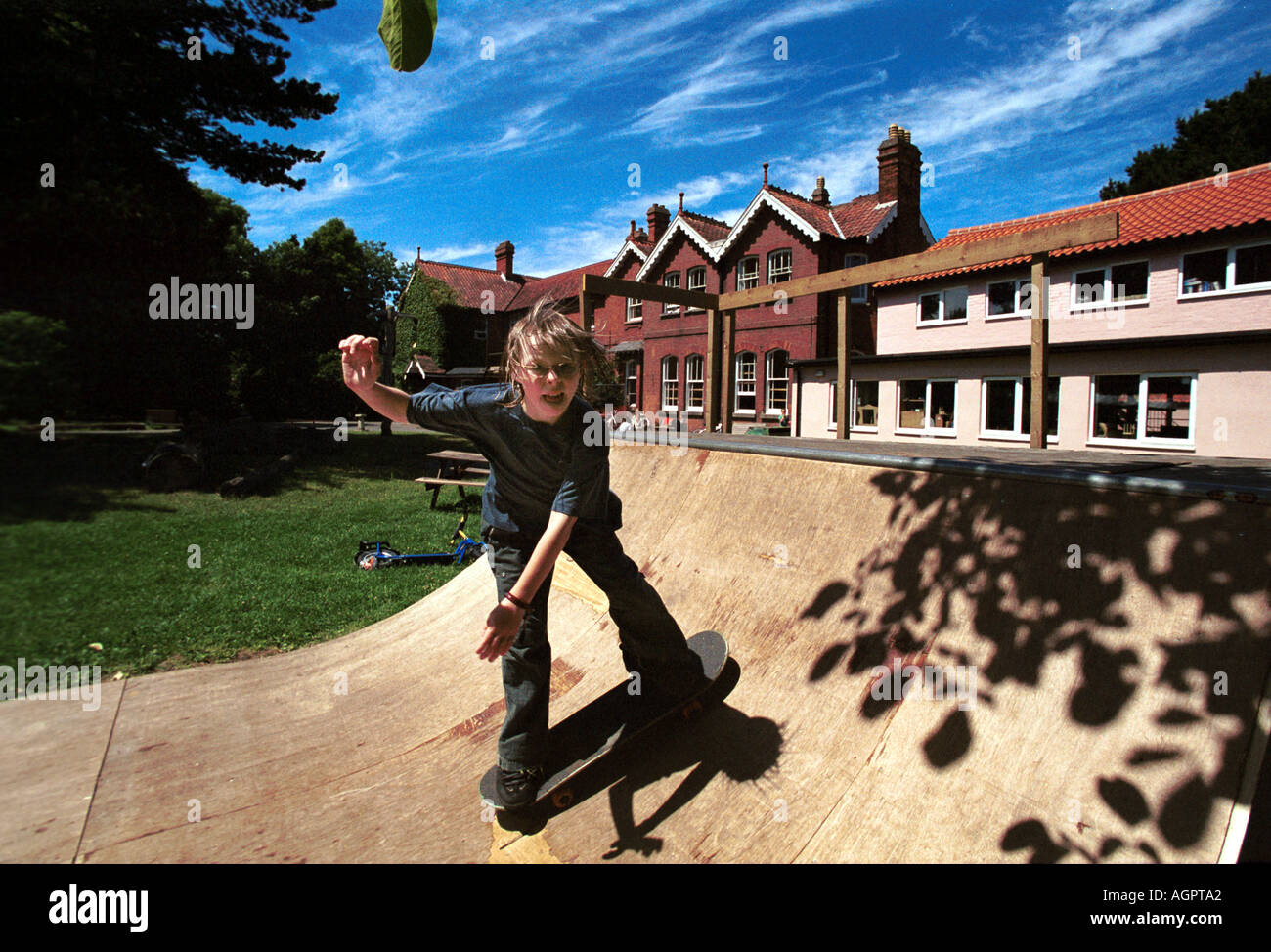 Summerhill School, Leiston, Suffolk, England. Photographed with Stock