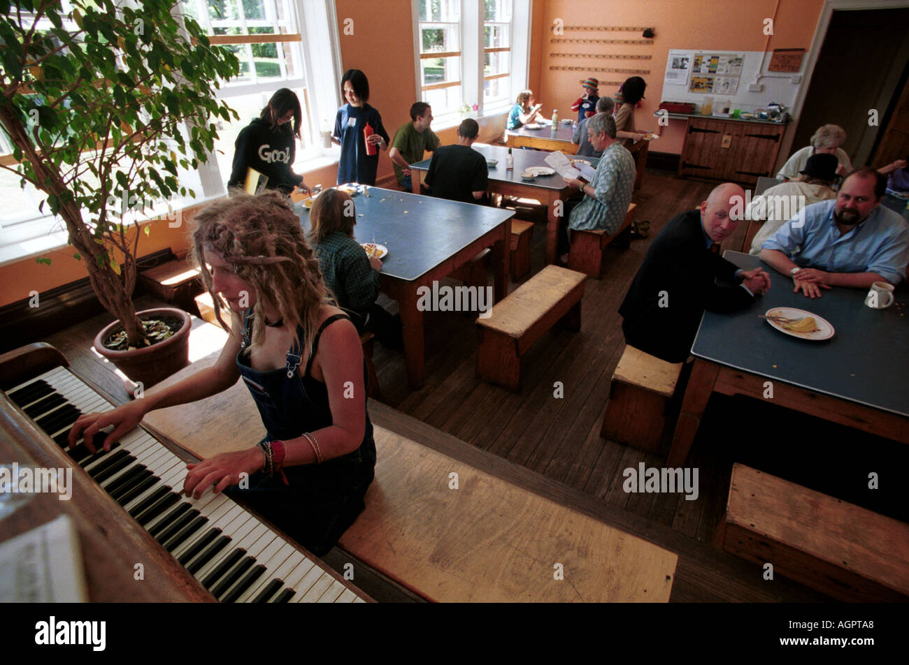 Summerhill School, Leiston, Suffolk, England. Photographed with permission for the Times Education Supplement in 2003. Stock Photo