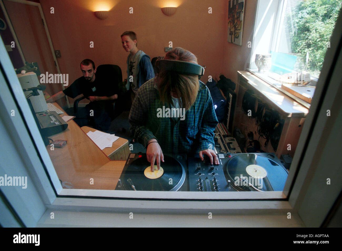 Summerhill School, Leiston, Suffolk, England. Photographed with permission for the Times Education Supplement in 2003. Stock Photo