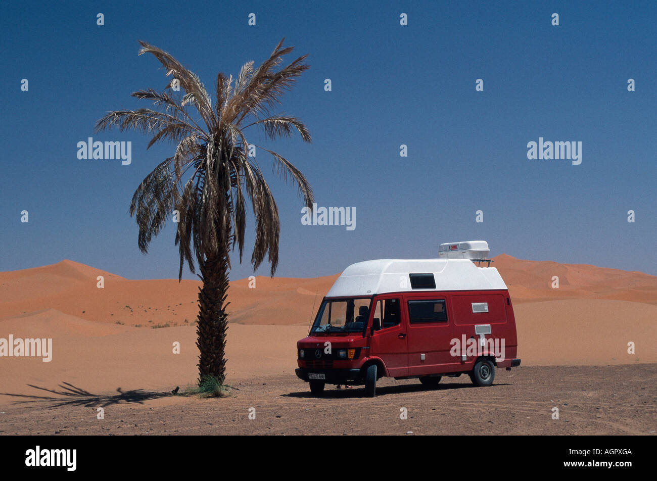 Camper van Stock Photo