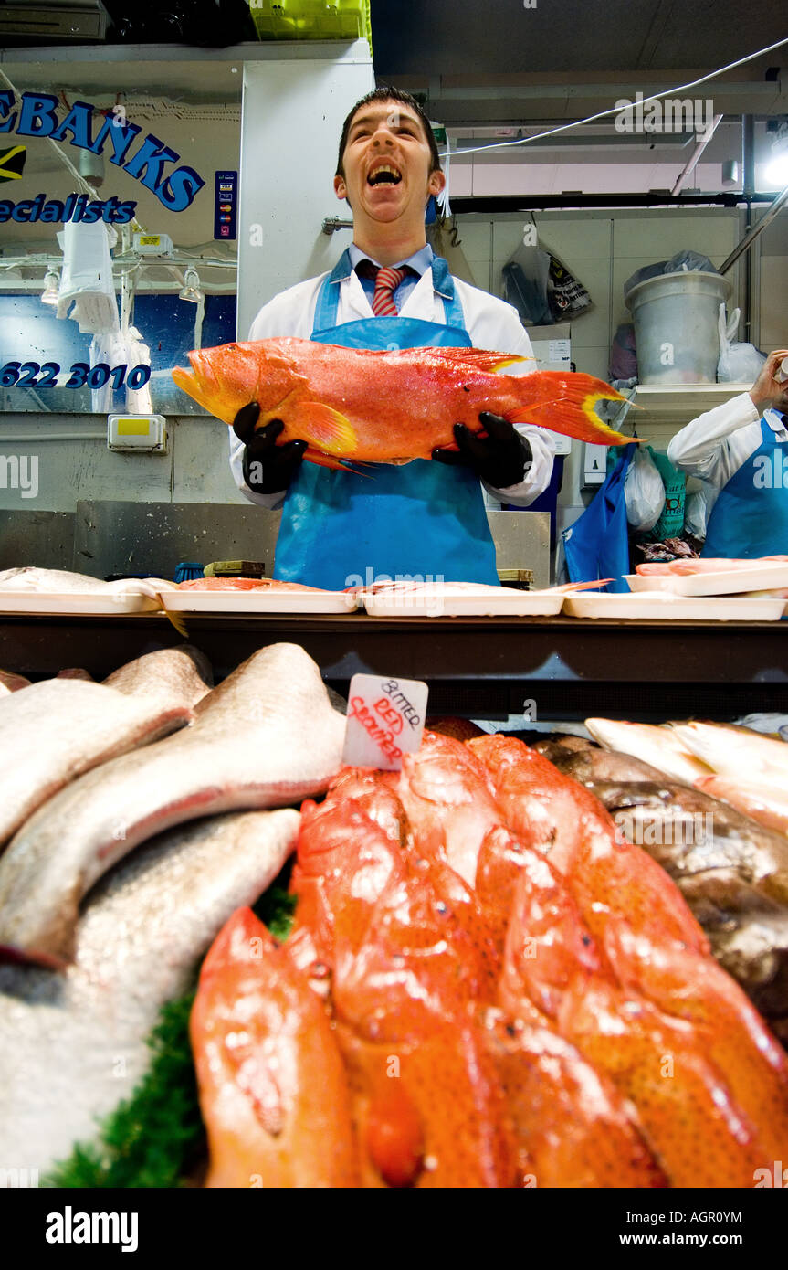 PIC BY DAVID BURGES A variety of fish at the fish market Birmingham
