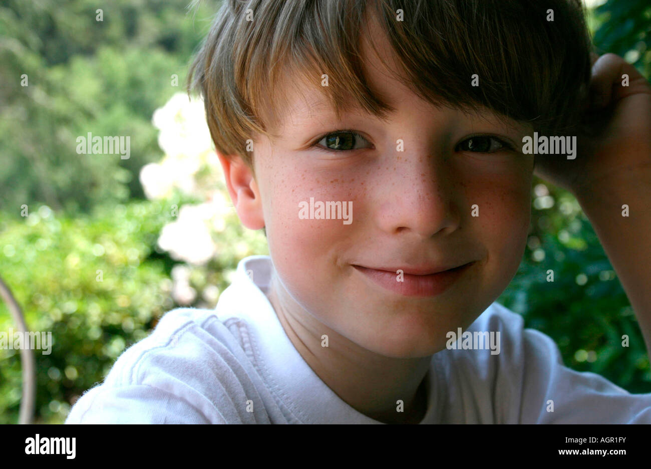 Child portrait happy smile freckles hi-res stock photography and images ...