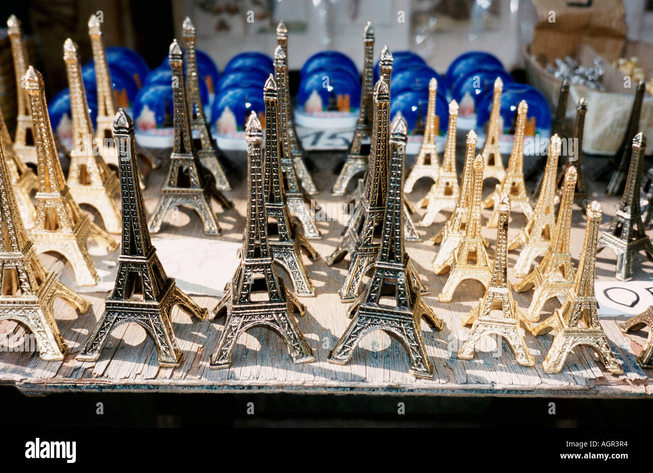 Eiffel tower model / Paris / Eiffelturm-Modell Stock Photo