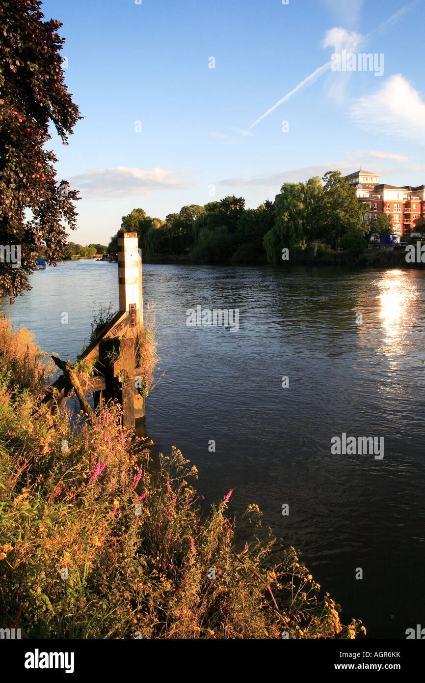 Three Rivers Surrey Thames River in Richmond Surrey England Stock Photo - Alamy