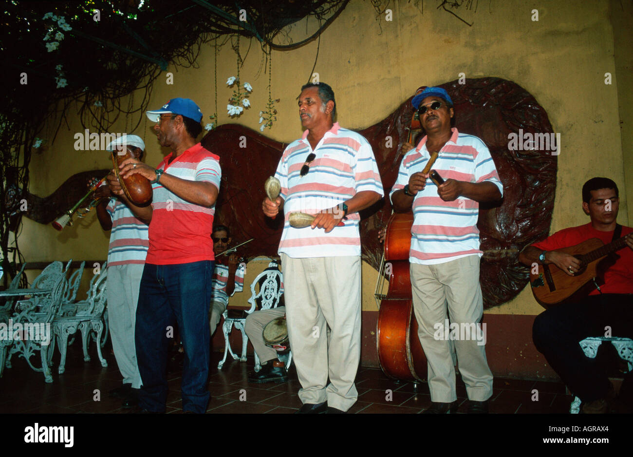 Musicians / Trinidad / Musiker Stock Photo