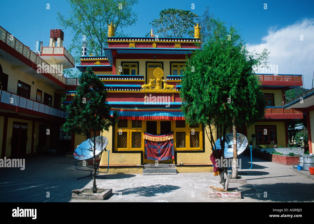 Tibetan refugee camp pokhara hi-res stock photography and images - Alamy