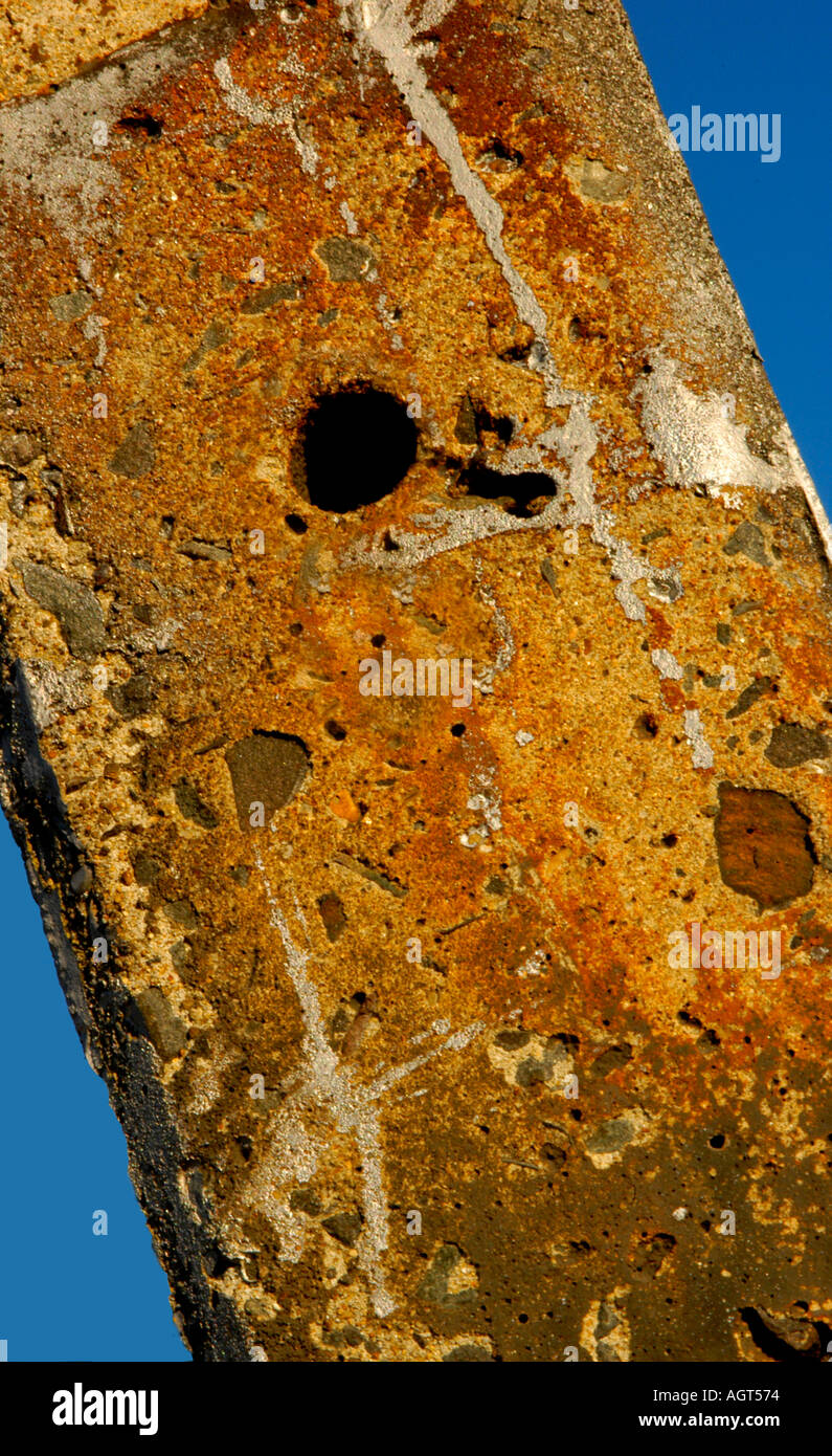 Weathered concrete Stock Photo - Alamy