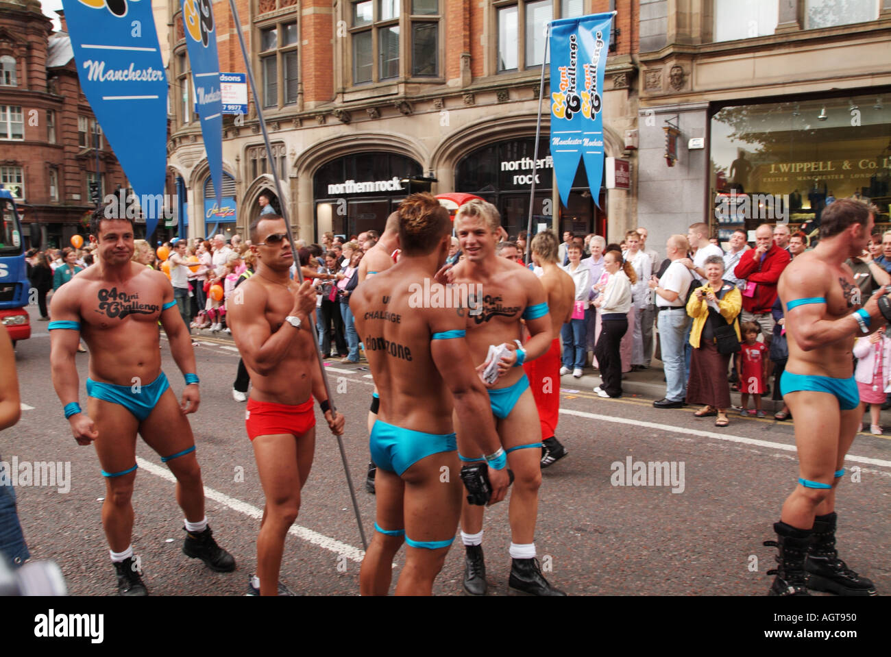 hald naked gay men at the gay pride festival Stock Photo - Alamy