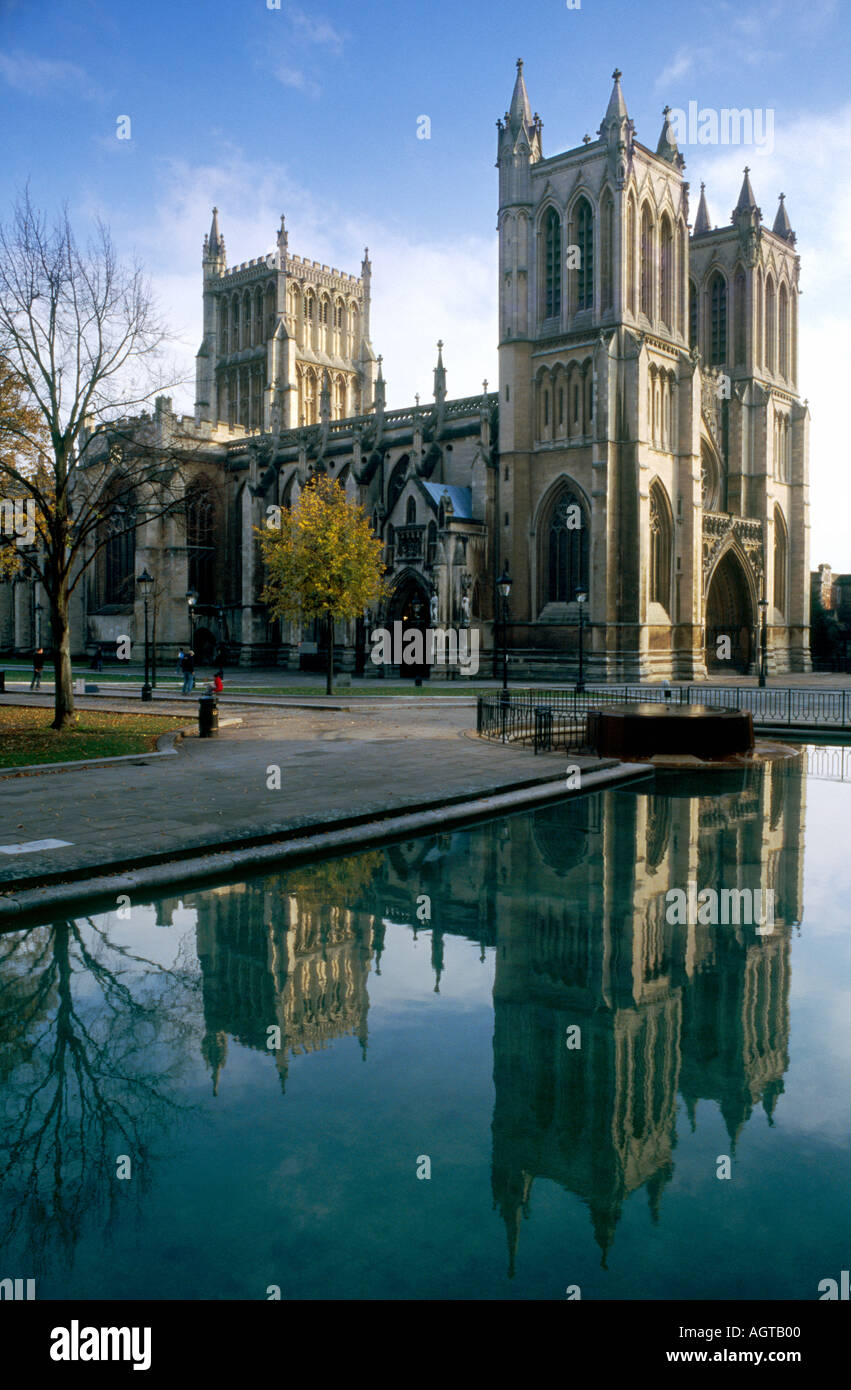 The Anglican Cathedral in the City of Bristol south west England Stock Photo