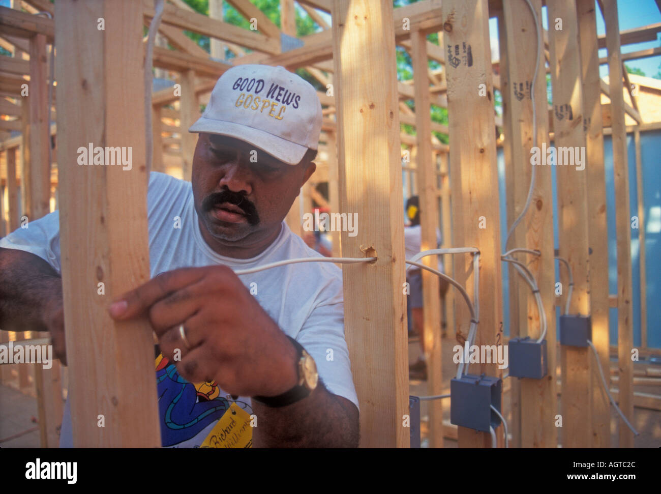 Volunteer helps build home for low family through Habitat for