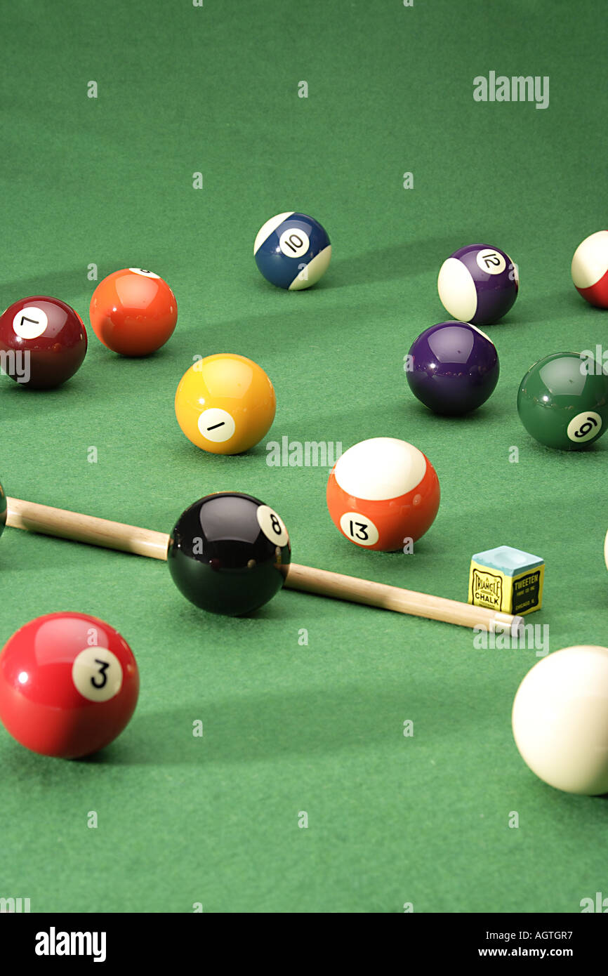 Pool cue ivory hi-res stock photography and images - Alamy