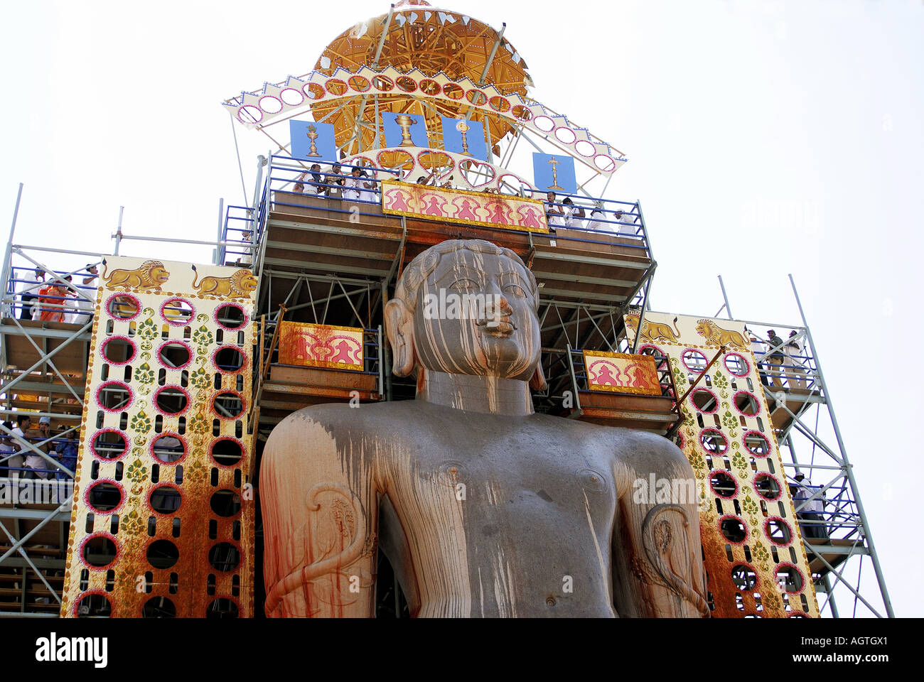 VMM79983 Bahubali Statue Sravanbelagola Banglore Karnataka India Stock Photo