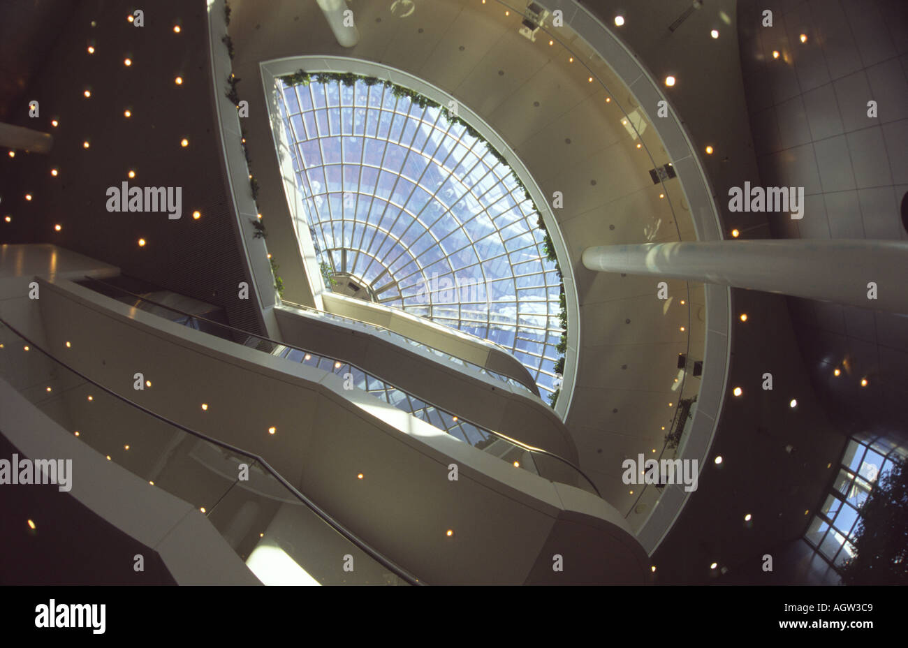 Perlan Inside Vertical futuristic columns hi-res stock photography and images - Alamy