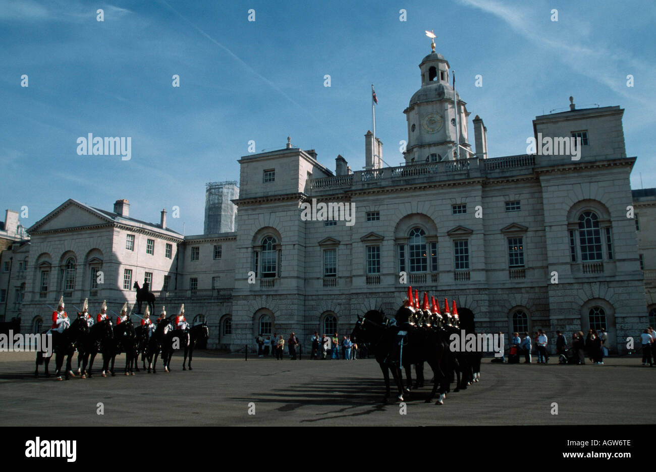 Horse Guard Soldiers Stock Photo