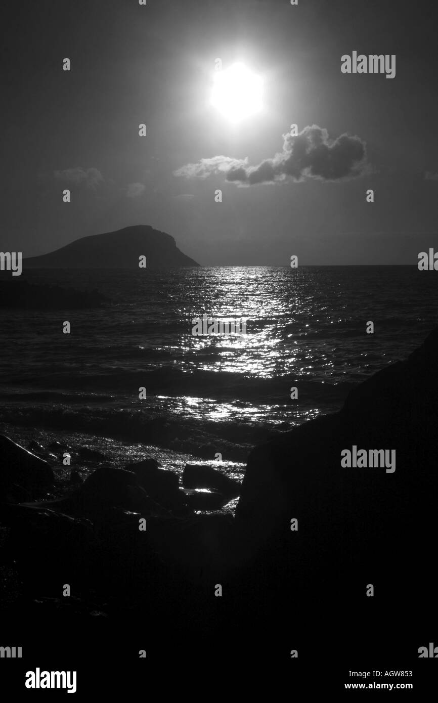 Sun rise sunrise Black and White Stock Photos & Images - Alamy