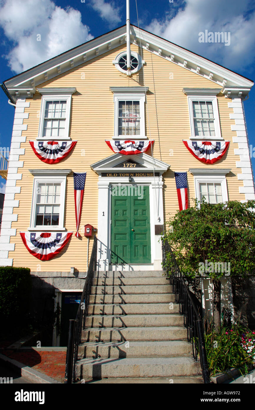 Old Town House Built 1727 Marblehead Massachusetts Stock Photo Alamy