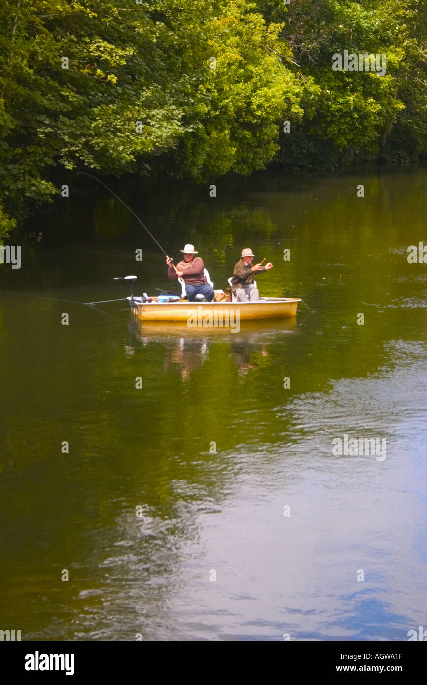 Two men in a boat hi-res stock photography and images - Alamy