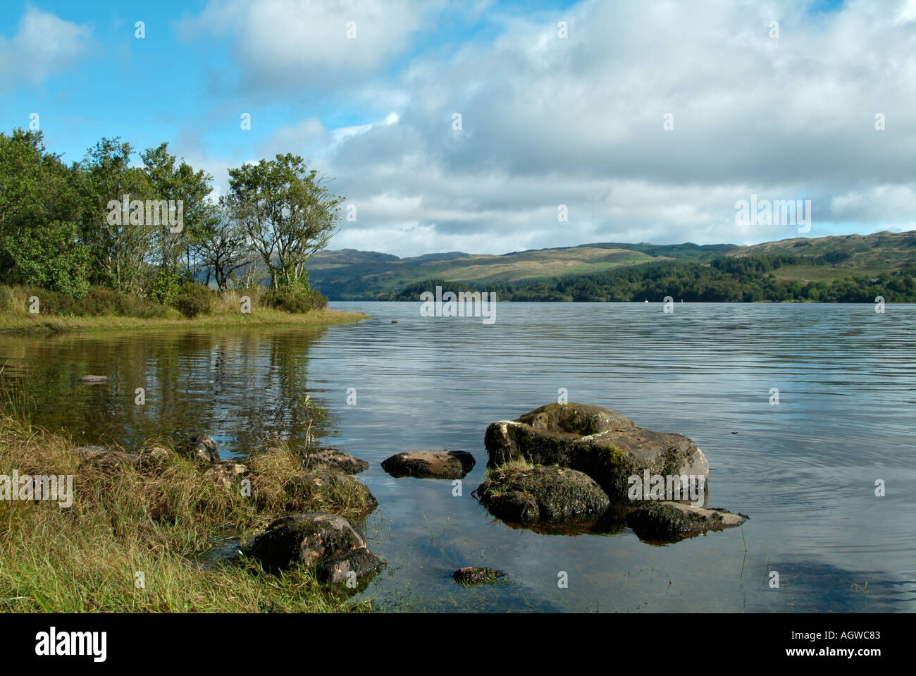 Loch Awe Argyll Bute Scotland Stock Photo