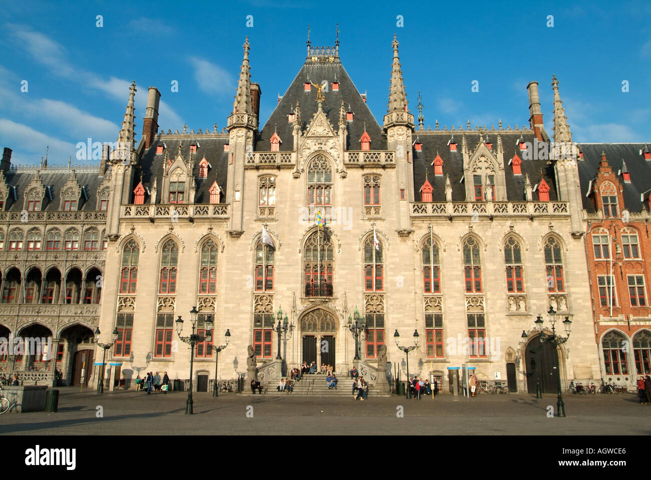 Provinciaal Hof Provincial Goverment Palace Gothic Architecture Markt ...