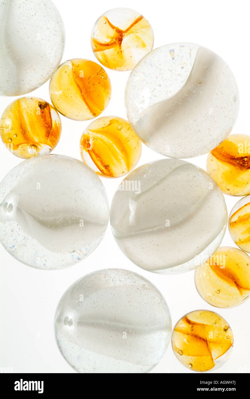Collection of glass marbles, closeup Stock Photo - Alamy