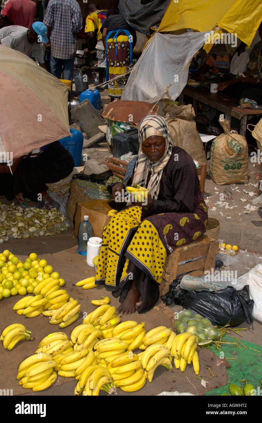 Market stall / Mombasa Stock Photo