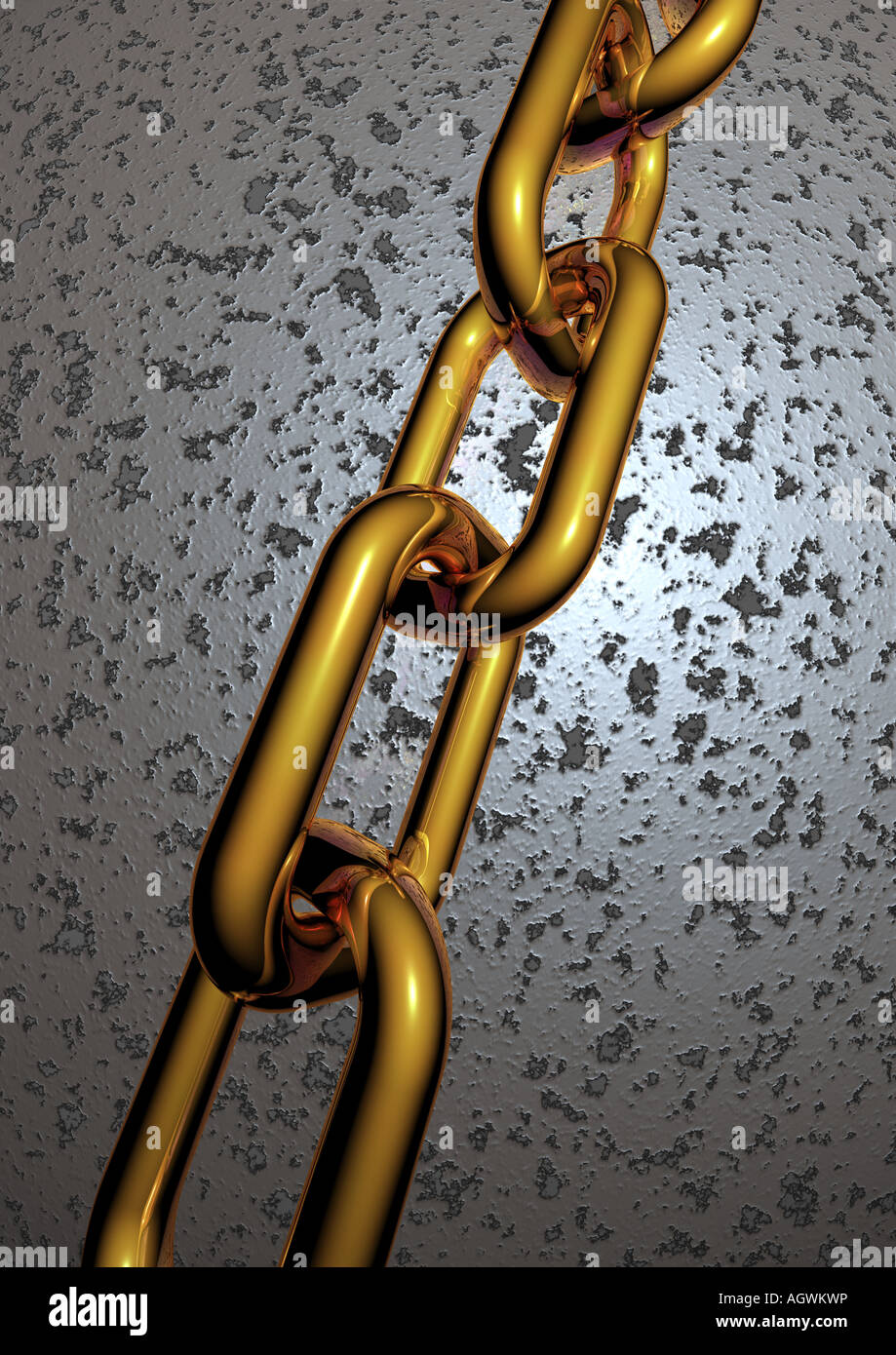 chain links Kette Kettenglieder Stock Photo