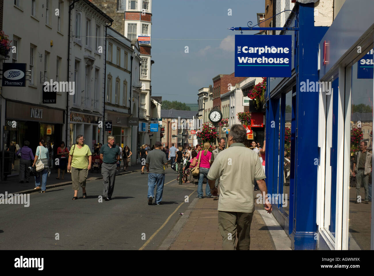 Barnstaple town centre hires stock photography and images Alamy