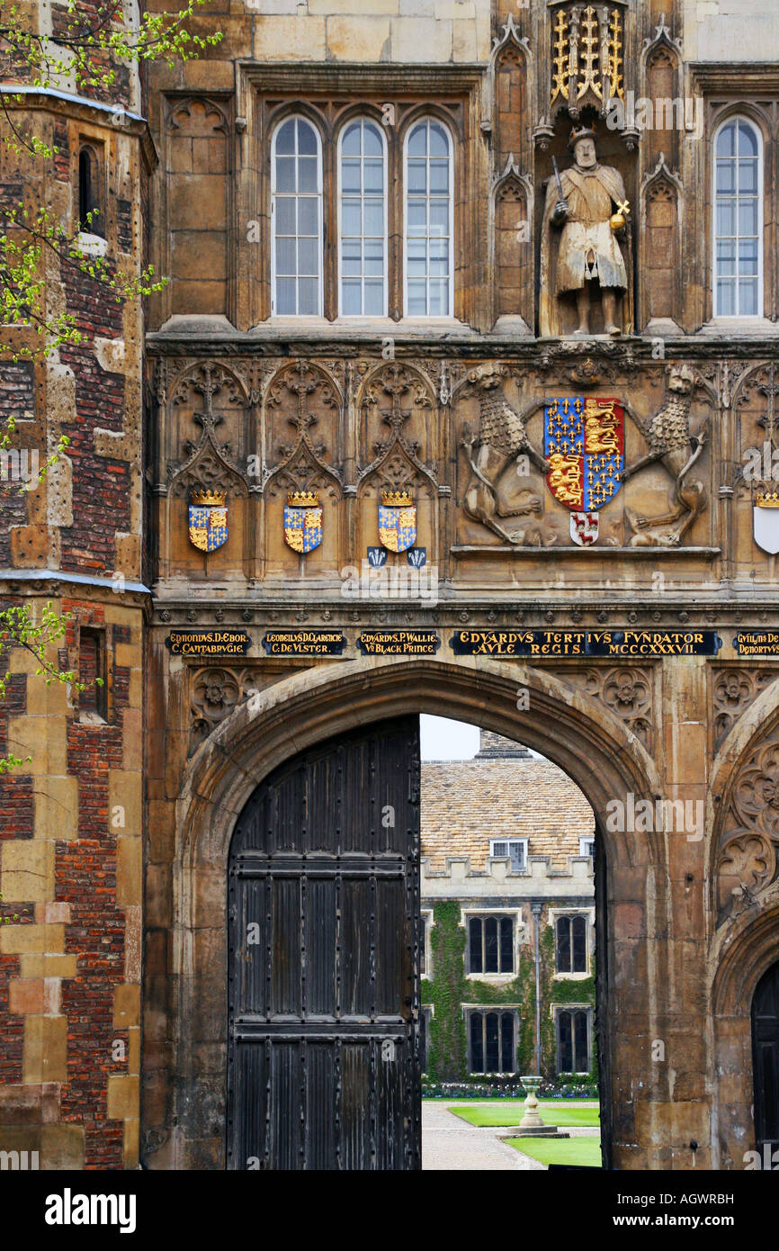 The Great Gate Of Trinity College Cambridge UK Stock Photo - Alamy