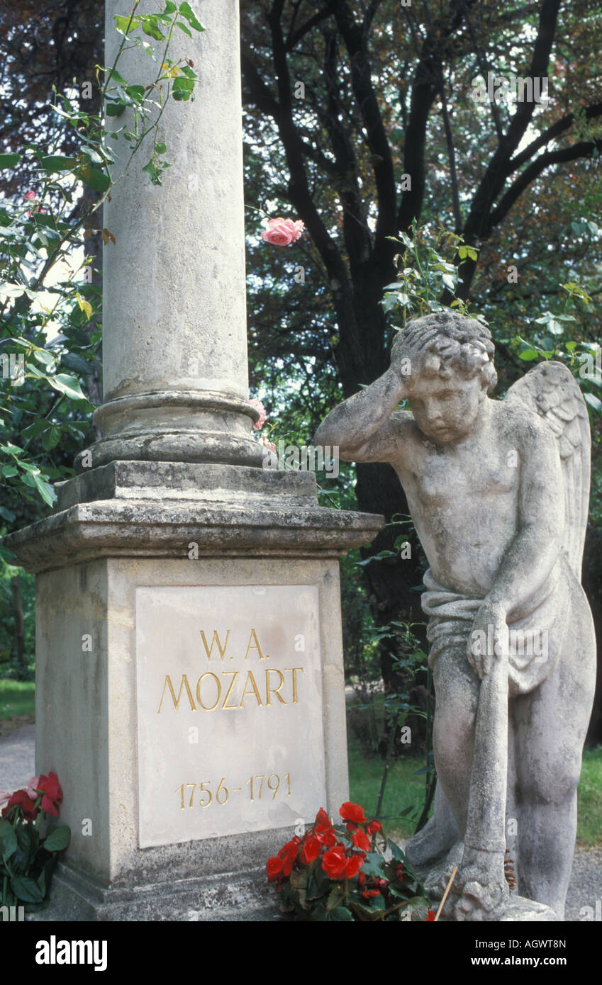Mozart Grave High Resolution Stock Photography And Images Alamy Gravestone Of Wolfgang Amadeus Mozart At The Sankt Marx Cemetery In AGWT8N