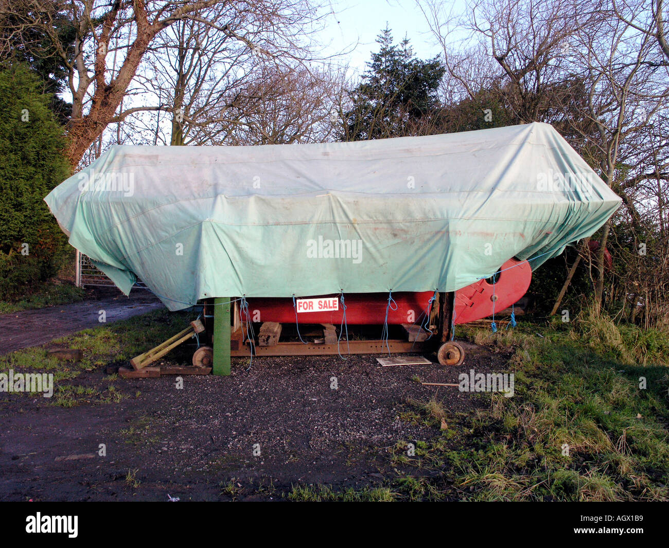 Boat For Sale Stock Photo