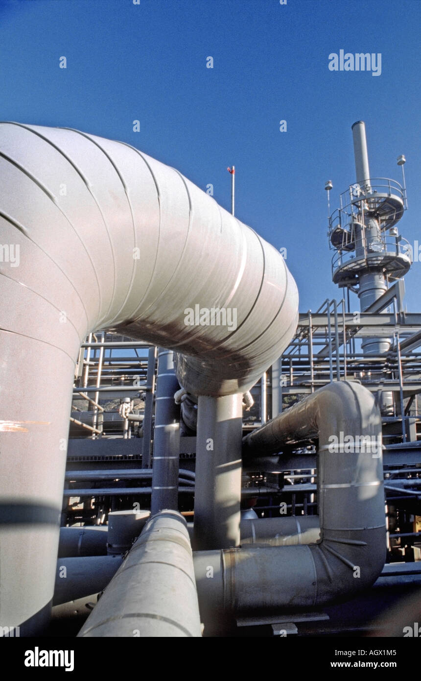 Gaviota Oil and Gas Plant in Goleta California Stock Photo Alamy