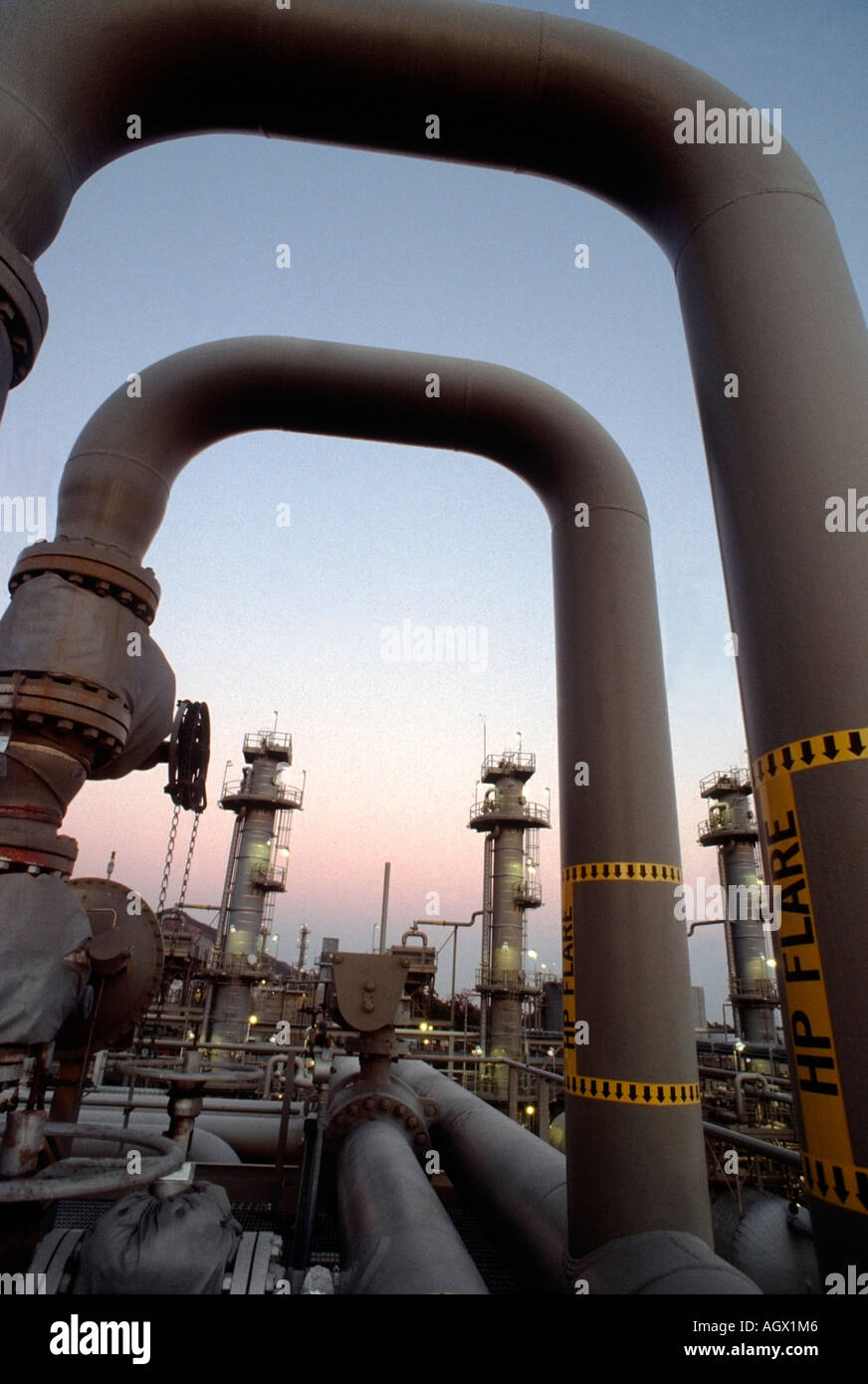 Gaviota Oil and Gas Plant near Goleta California Stock Photo Alamy