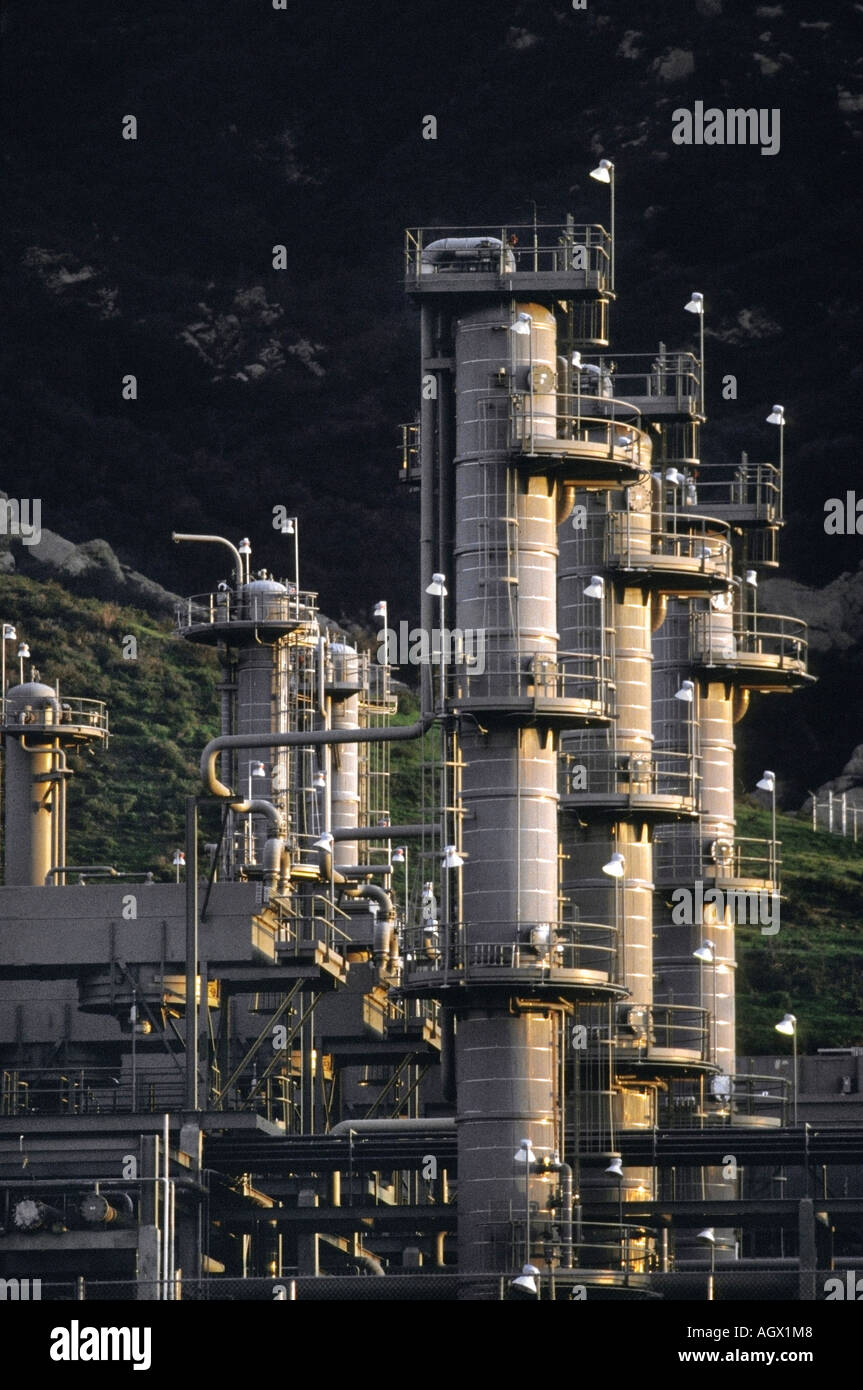 Gaviota Oil and Gas Plant in Goleta California Stock Photo Alamy