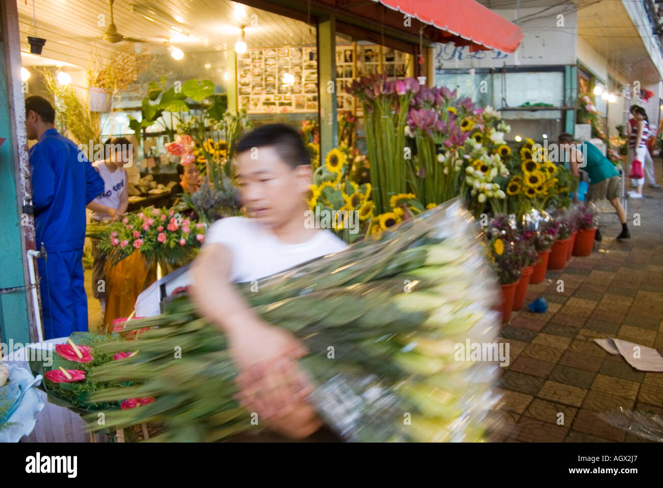 Shanghai's old flower market off Rejin Lu. This excellent flower market