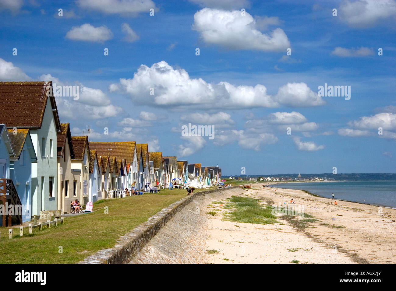 Utah Beach near Sainte Marie du Mont in the region of Basse Normandie
