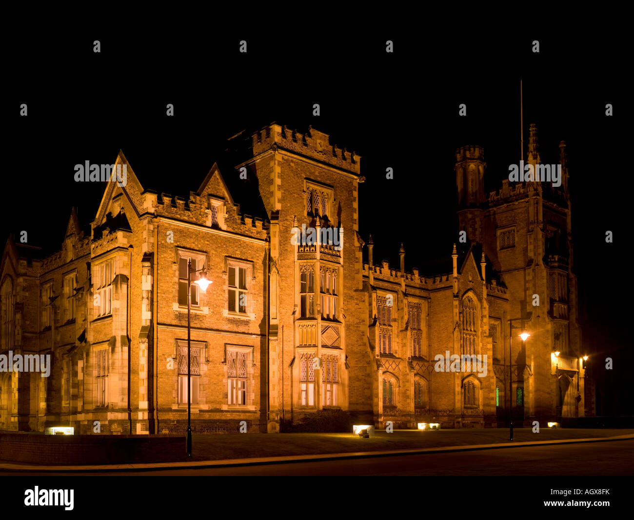 Lanyon building, Queen's University Belfast, Northern Ireland, UK Stock Photo