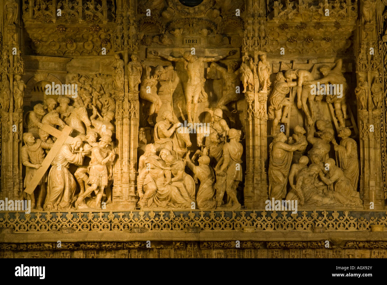 detail of high altar, Huesca Cathedral (Catedral de la Transfiguración