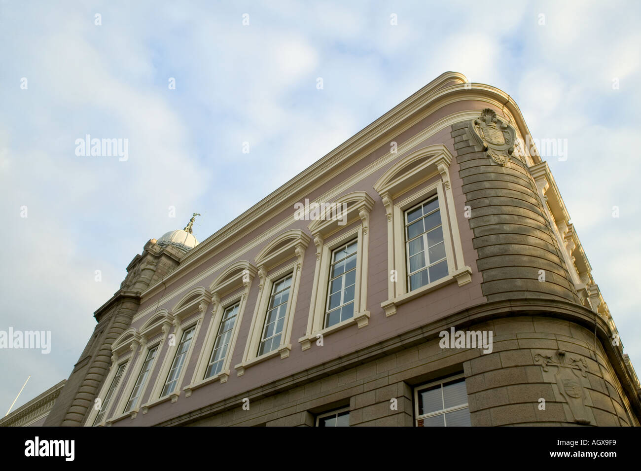 states of jersey government building jersey channel Stock Photo - Alamy