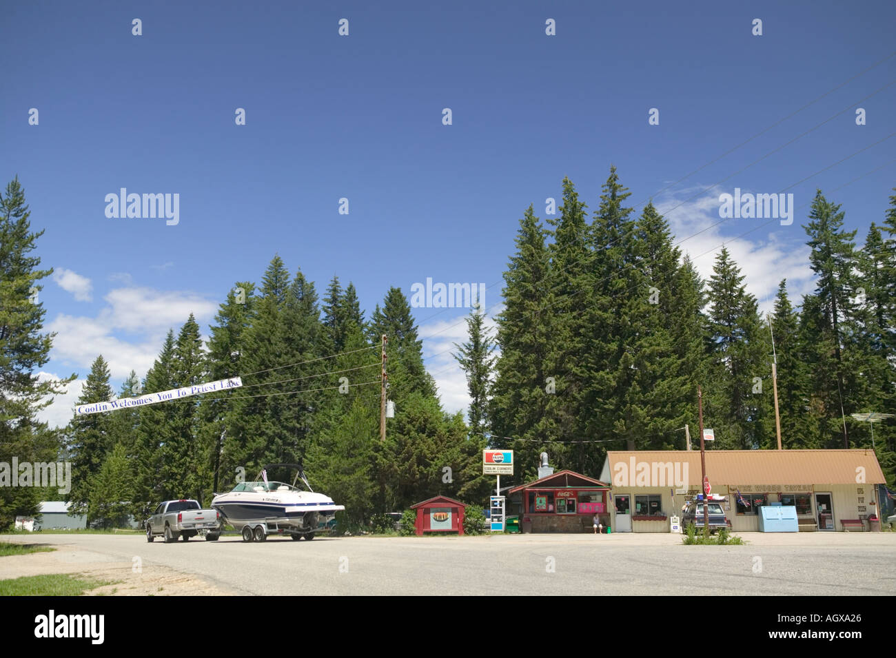 Coolin Priest Lake Bonner County Idaho USA Stock Photo Alamy