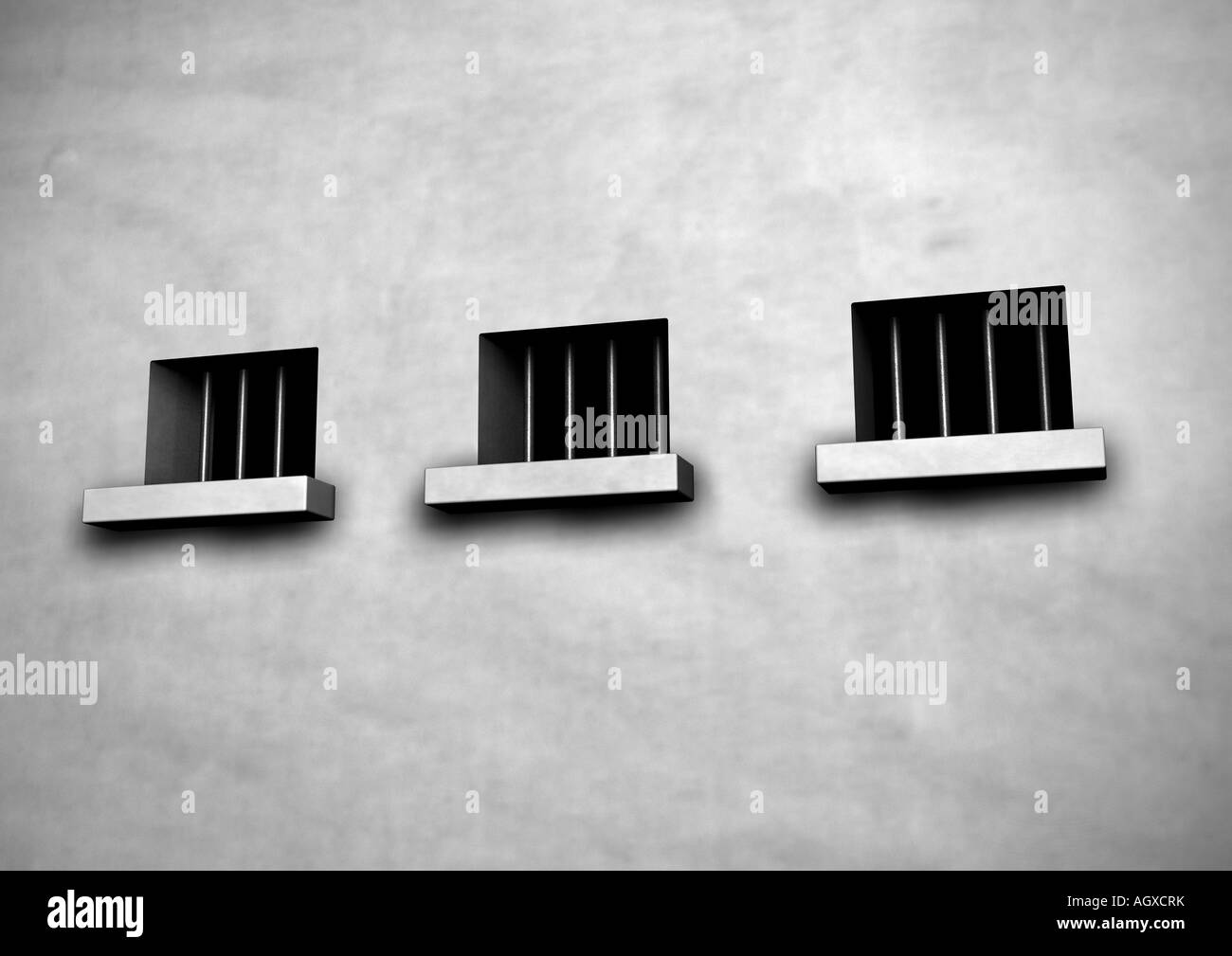prison Gefaengnis Stock Photo