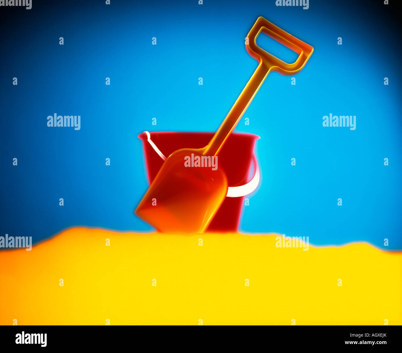 Bucket and spade Stock Photo Alamy