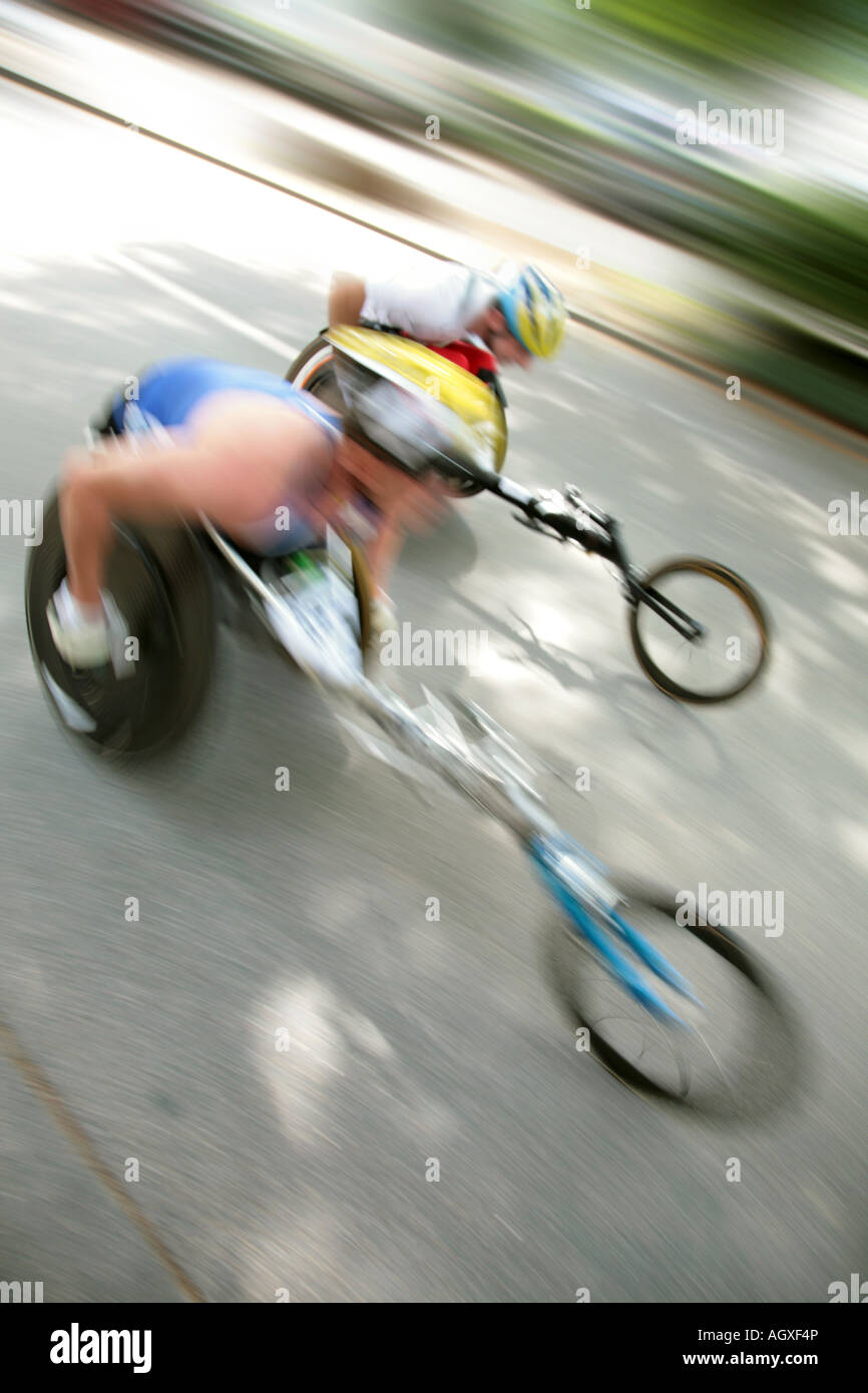 international wheelchair marathon Rollstuhlmarathon Stock Photo Alamy