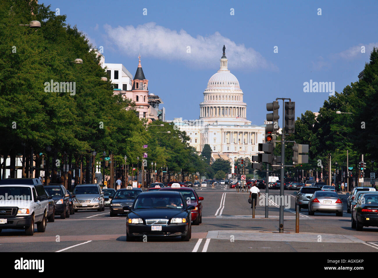 Pennsylvania avenue , washington hires stock photography and images