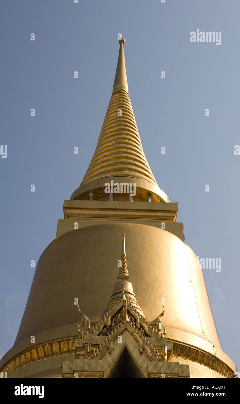 Phra Sri Ratana chedi, Grand Palace, Thailand Stock Photo