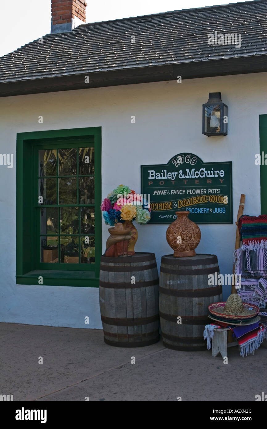 USA San Diego California Old historic town Stock Photo