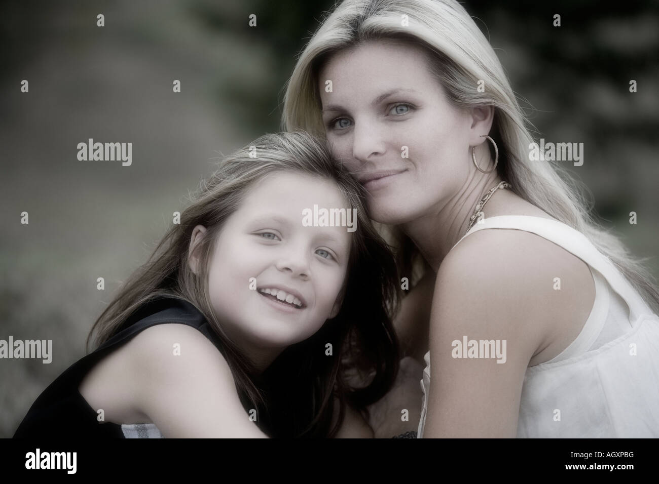 Mother and daughter Stock Photo