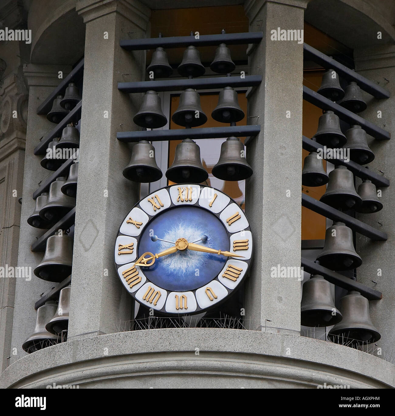 Swiss clock Stock Photo