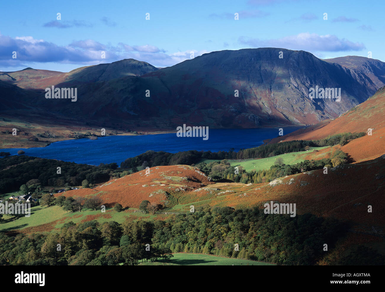 Crummock Water, Lake District, Cumbria, England, UK Stock Photo